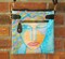 Colorful Abstract Art Hand Painted Faux Leather Messenger Bag Crossbody Purse Shoulder Bag Handbag product 1